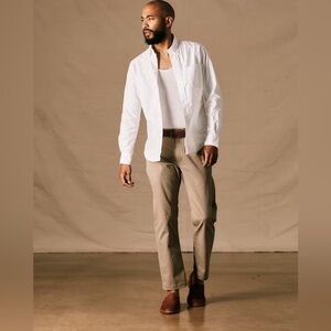 NWT Flint and Tinder Men’s 365 Chino Pants Size 36x32 Straight Fit Khaki Brown